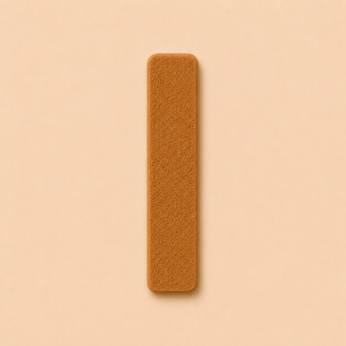 Felt Letter I — Brown